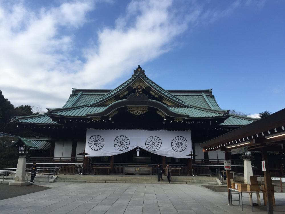 日本一男子反对靖国神社